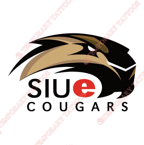 SIU Edwardsville Cougars Customize Temporary Tattoos Stickers NO.6178